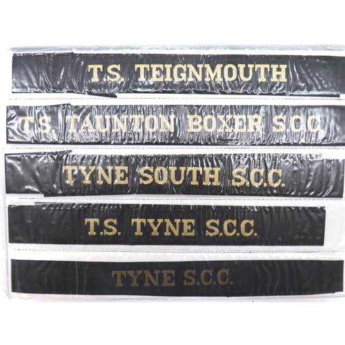 78 - 105 x SCC And TS Cap Tallies
including Tyne South SCC ... TS Trinity SCC ... TS Thamesis ... TS Torb... 