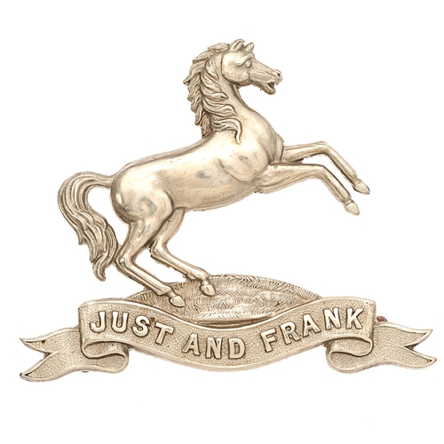 215 - South Africa. Natal Mounted Rifles NCO’s arm badge circa 1902-13.  Good scarce die-cast white metal ... 