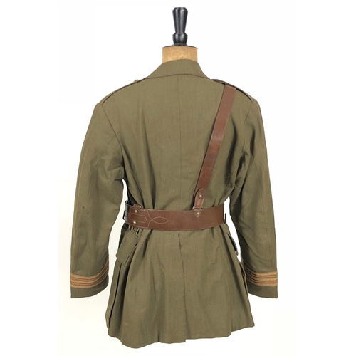 204 - Royal Army Medical Corps Officer's Cuff Rank Tunic.  The tunic is of the regulation pattern with ran... 