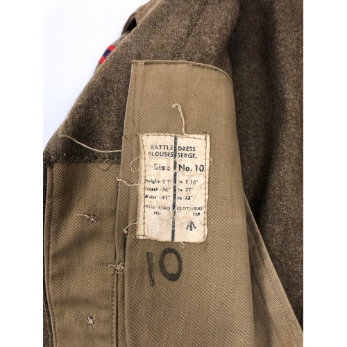 207 - WW2 Royal Engineers Uniforms and Ephemera  The WW2 and early post war uniforms of Major Hugh Charles... 