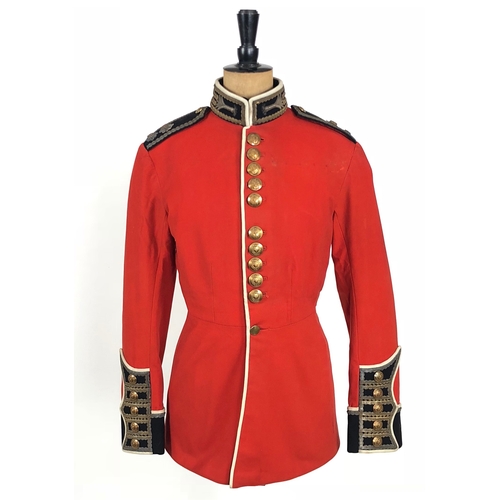 208 - Welsh Guards Officer's scarlet tunic.  A good and scarce George V / George VI period example of scar... 