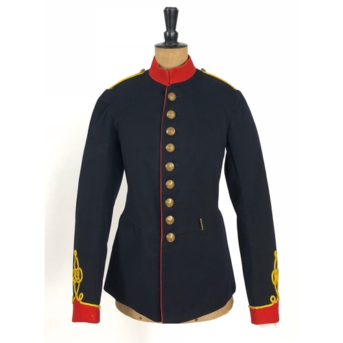 214 - Corps of Military Police Pre WW1 NCO's Full Dress Tunic  An very good and rare example of dark blue ... 