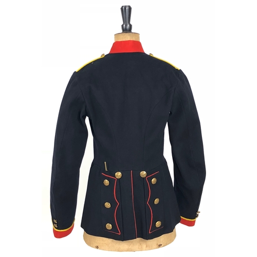 214 - Corps of Military Police Pre WW1 NCO's Full Dress Tunic  An very good and rare example of dark blue ... 