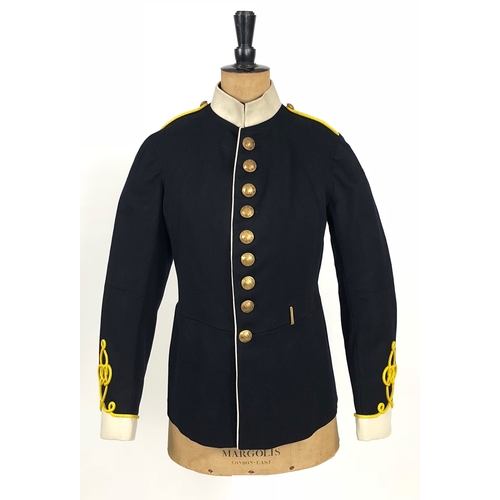 216 - 6th Dragoon Guards (Carabiniers) 1914 dated Trooper’s Tunic.  A very good example of dark blue mater... 