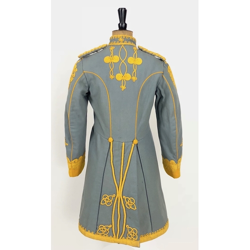 221 - Indian Golconda Lancers Hyderabad State Forces Kurta.  A rare example tailored in pale blue cloth wi... 