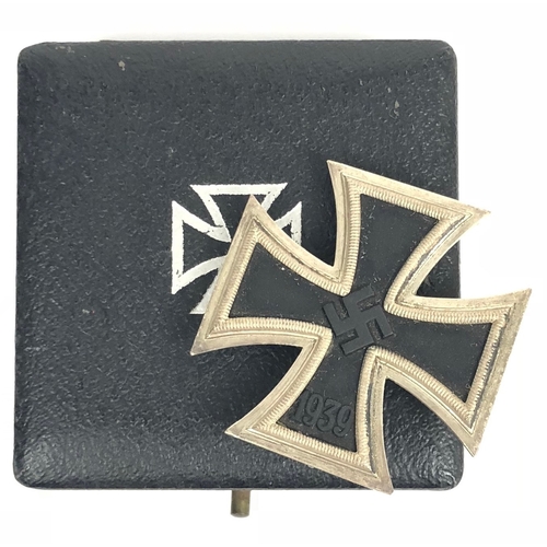 256 - German Third Reich 1939 Iron Cross 1st Class in case of issue by Klein & Quenzer, Idar/Oberstein... 