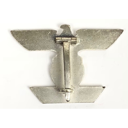 257 - German Third Reich 1939 Bar to the Iron Cross 1st Class. Fine scarce die-cast silvered example. Eagl... 