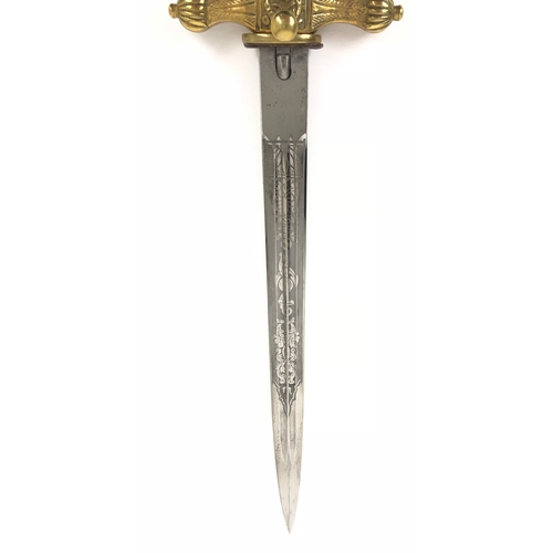 316 - German Third Reich Kriegsmarine Naval Officer's dagger by E. & F. Horster, Solingen.  A good example... 