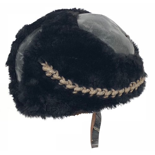 437 - Royal Air Force RAF Officer's Full Dress Parade Busby Helmet circa 1921-39. A rare example, tailored... 