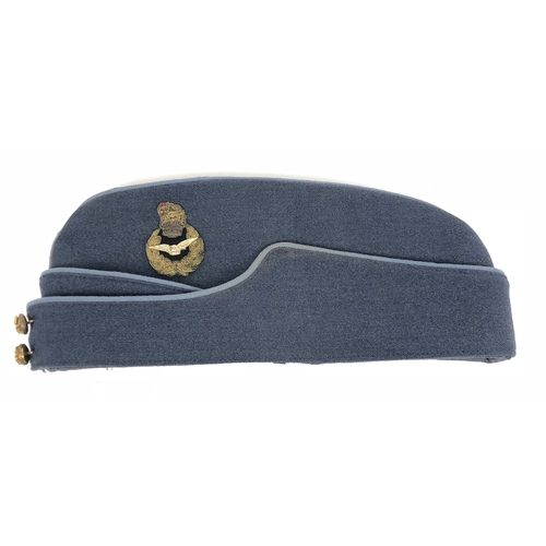 466 - RAF Air Officer's Field Service Side Cap by Bates.  A good and scarce early EIIR example of the Regu... 