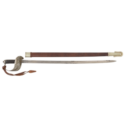 471 - Victorian / Edward VIII Infantry Pattern Sword.  An interesting example, possible a family sword use... 