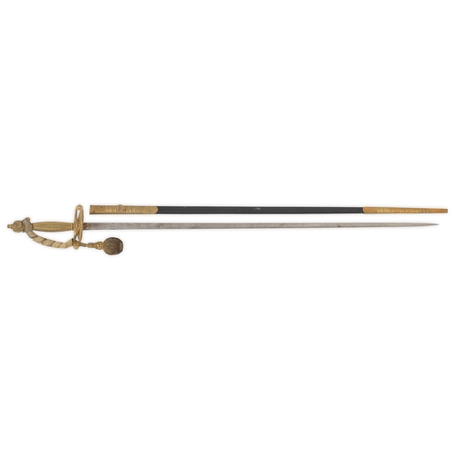 488 - Victorian / Edwardian Court Sword.  A good example retailed through L & H Nathan of London. The stra... 