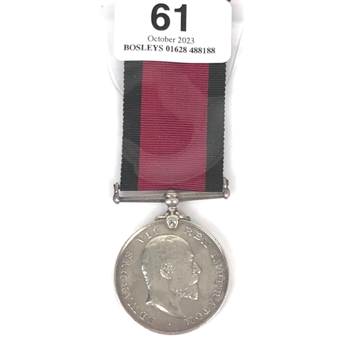 Natal Naval Corps Natal Silver Medal.  Awarded to "SEAMAN W MORGAN NATAL NAVAL CORPS" Edge knocks, suspension slack        The Natal Naval Corps were issued 136 medals without clasp and only 203 medals in total (British Battles & Medals Hayward, Birch & Bishop 2006)