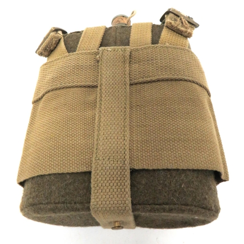 230 - Pair Of 1940 Pattern Cavalry Cartridge Carriers And Waterbottle
khaki webbing, left and right set of... 