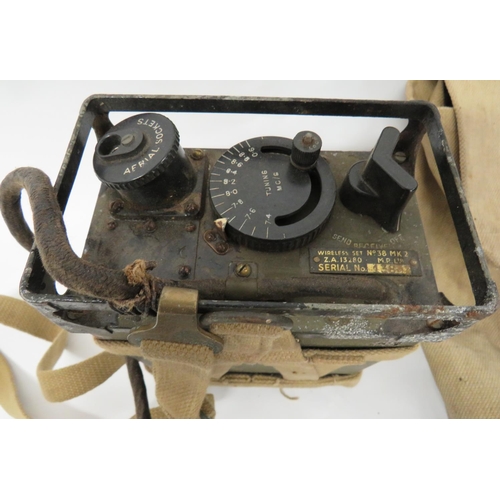 248 - Type 38 MK2 Radio Set
green painted, rectangular box.  The top with turning dial and aerial socket. ... 