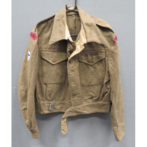 309 - 1940 Pattern Royal Engineers Battledress Jacket
khaki woollen, single breasted, closed collar, short... 