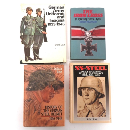 351 - 4 x Various German Orientated Military Books
consisting History Of The German Steel Helmet 1916-1945... 