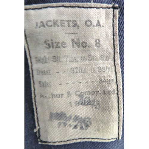 353 - WW2 Dated RAF OR's Service Dress Jacket And Trousers
blue grey woollen, single breasted, open collar... 