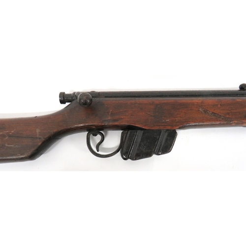 380 - Early WW2 Home Guard Drill/Practice Rifle
30 inch, blackened steel, false barrel.  Fixed, turn ... 