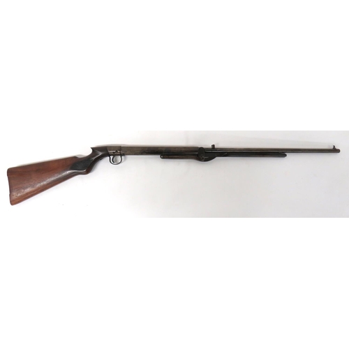 383 - BSA Early Pre War Pattern Air Rifle
.22, 19 1/2 inch, fixed barrel.  Front blade sight and rear... 