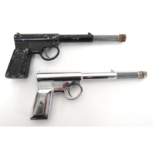 404 - Two TJH & Son Gat Air Pistols
consisting .177, push in loading barrel.  Blackened barrel ca... 