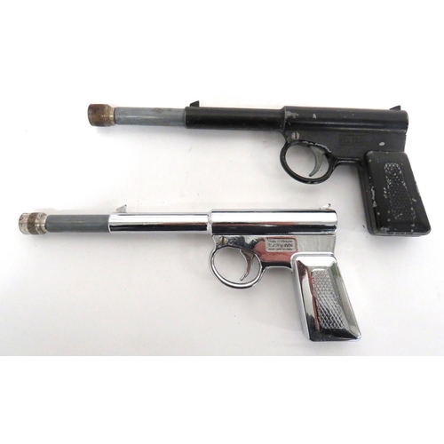 404 - Two TJH & Son Gat Air Pistols
consisting .177, push in loading barrel.  Blackened barrel ca... 