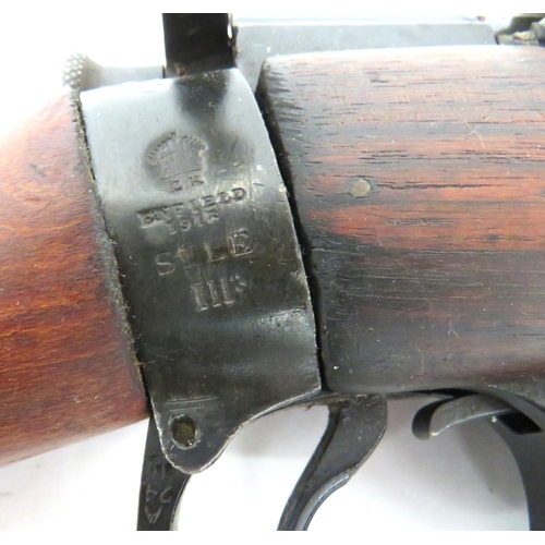 429 - Deactivated WW1 SMLE MKIII* Rifle
.303, 25 inch barrel.  Top mounted leaf sight.  Body wit... 