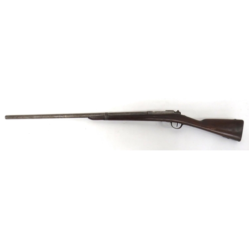 445 - Deactivated Gras Pattern Bolt Action Shotgun
12 bore. 31 3/4 inch, single barrel.  Breech marke... 