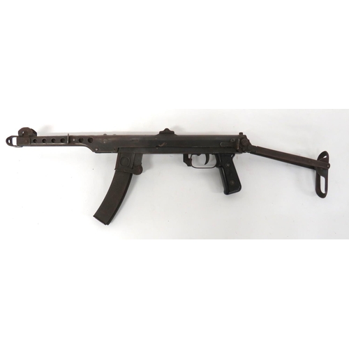 449 - Deactivated Communist PPS Sub Machine Gun
7.62 mm, 10 inch barrel with outer pierced shroud.  H... 