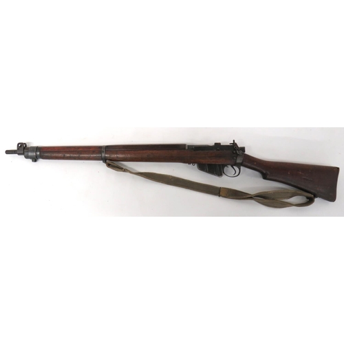 461 - Deactivated Enfield No 4 Rifle
.303, 25 inch barrel.  Front sight with protective ears.  B... 