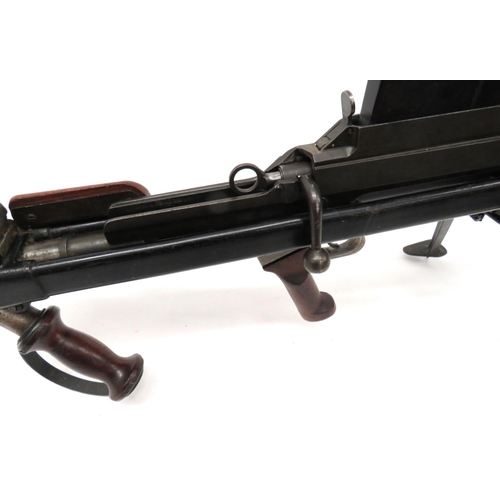 462 - Scarce Deactivated British Boys Anti Tank Rifle
.55, 39 1/2 inch, blackened barrel.  Rectangula... 