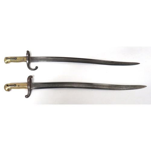 471 - French M1842 Bayonet And Egyptian Remington Chassepot Bayonet
consisting M1842 example.  22 1/2... 