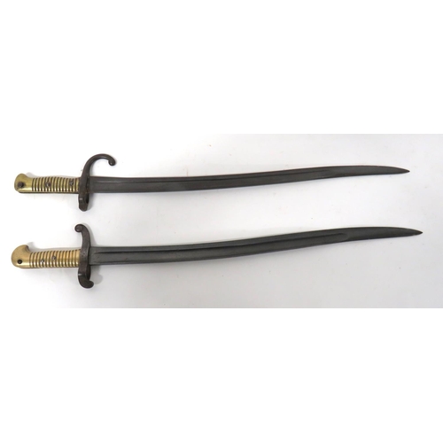 471 - French M1842 Bayonet And Egyptian Remington Chassepot Bayonet
consisting M1842 example.  22 1/2... 