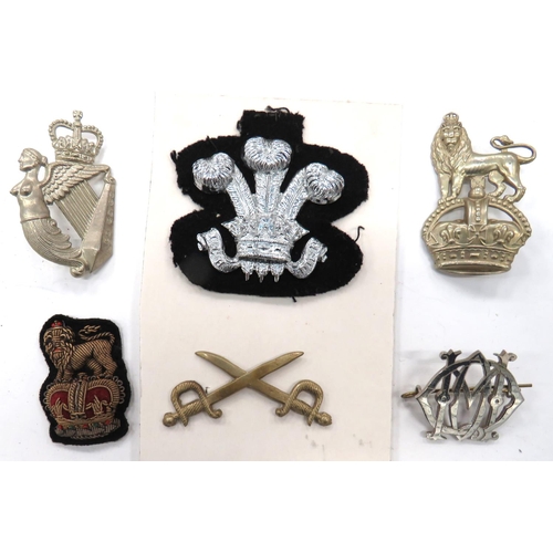 107 - Trade, Regimental And Rank Badges
including brass PTI ... Brass Piper ... Brass Drum ... Brass Marks... 