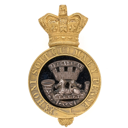 106 - Badge. The Prince Albert's (Somersetshire Light Infantry), Victorian Officer's glengarry badge 1881-... 