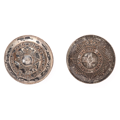 500 - Badge. Royal North Lincoln Militia & Royal South Lincoln Militia Officer’s Victorian tunic buttons. ... 