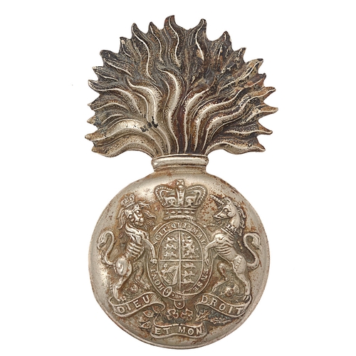 91 - Badge. Scottish. Royal Scots Fusiliers VB Victorian glengarry badge circa 1887-1901.  Good scarce wh... 