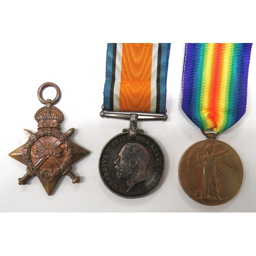 140 - WW1 1914/15 Trio Hampshire Regiment
consisting 1914/15 Star, silver War medal, Victory medal named t... 