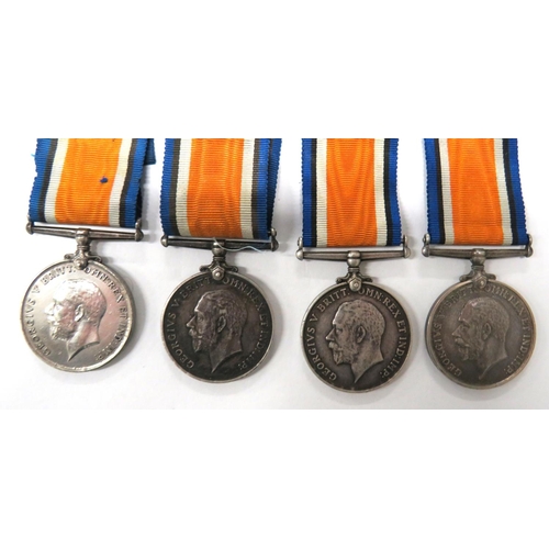 146 - Four WW1 South African Silver War Medals
silver War medals named 