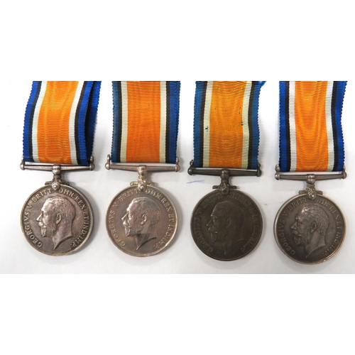 147 - Four WW1 South African Silver War Medals
silver War medals named 