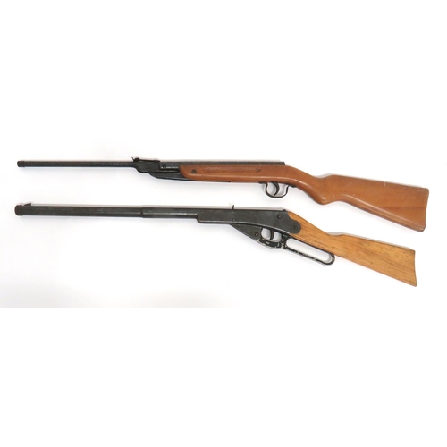 400 - Two Vintage Pre War Air Rifles
consisting Daisy Model 155.  15 inch, blued body and action. &nb... 