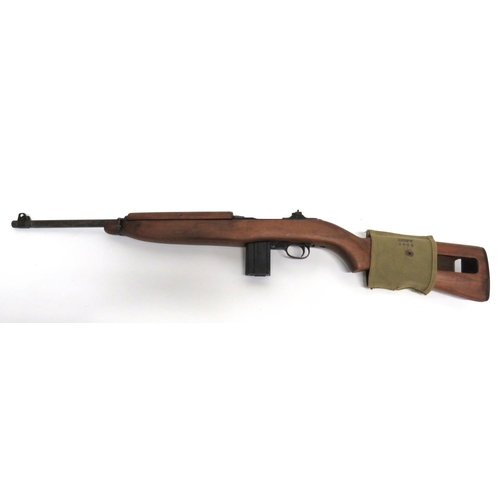 406 - Deactivated American M1 Carbine By Marlin
.30 cal, 18 inch barrel.  Front sight with protective... 