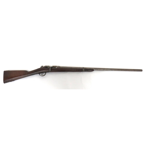 409 - Deactivated Gras Pattern Bolt Action Shotgun
12 bore. 31 3/4 inch, single barrel.  Breech marke... 