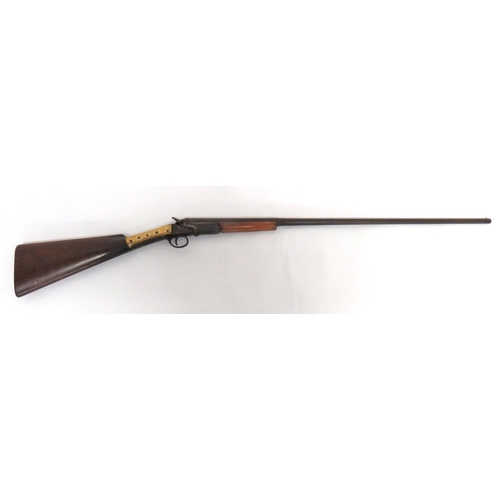 410 - Deactivated Single Barrel Continental Shotgun
.410, 27 3/4 inch, hinged single barrel.  Steel a... 