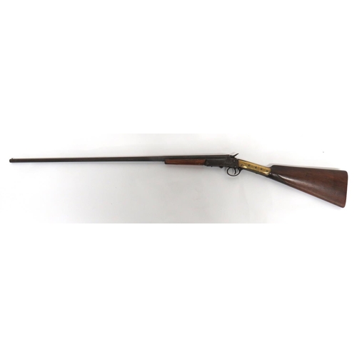 410 - Deactivated Single Barrel Continental Shotgun
.410, 27 3/4 inch, hinged single barrel.  Steel a... 