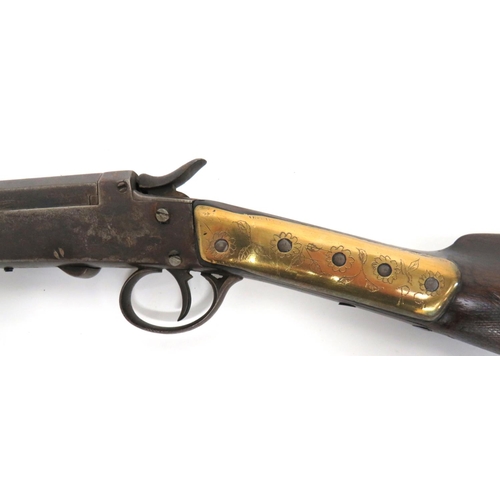 410 - Deactivated Single Barrel Continental Shotgun
.410, 27 3/4 inch, hinged single barrel.  Steel a... 