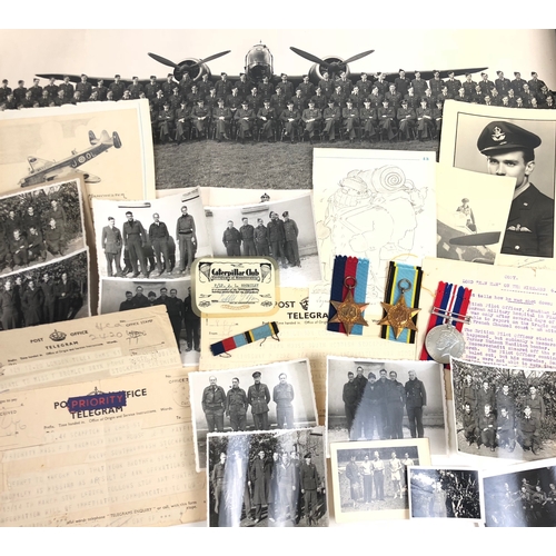 337 - WW2 RAF POW Group of Medals & Photographic Archive Stalag Luft 3. The archive of Flight Lieutena... 