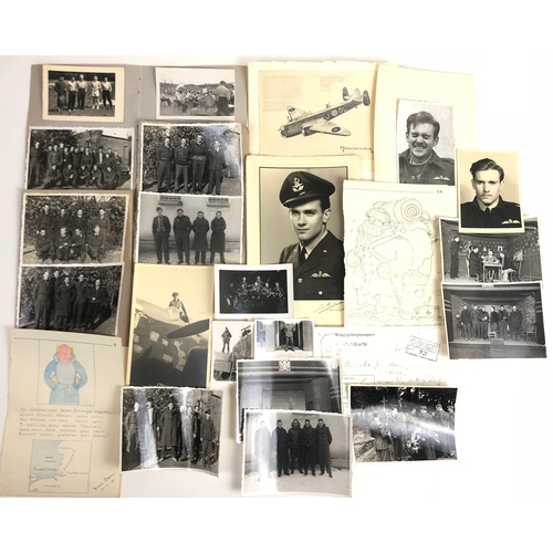 337 - WW2 RAF POW Group of Medals & Photographic Archive Stalag Luft 3. The archive of Flight Lieutena... 