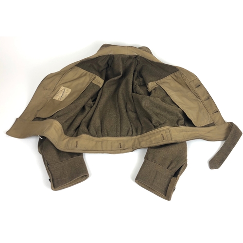 410 - Middlesex Home Guard Harlington WW2 Officer's Battledress Blouse  A good original example of a 1937 ... 