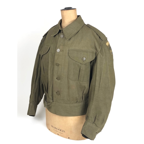 411 - Berkshire Home Guard Bracknell WW2 Denim Battledress Blouse  A good original rare example of a Denim... 